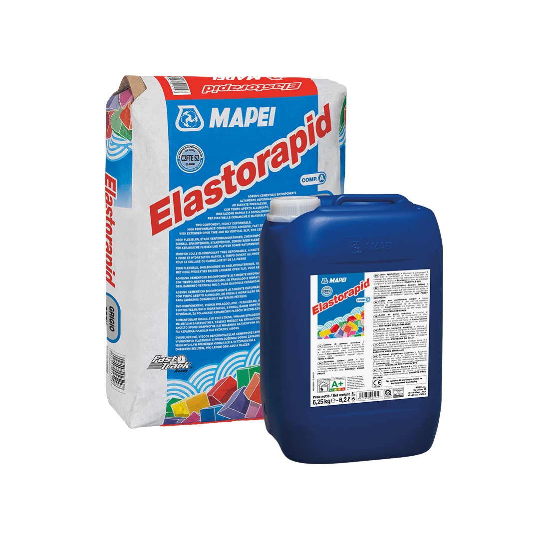 MAPEI ELASTORAPID A+B Grigio  31,25 кг (компонент А: 25 кг + компонент В: 6,25 кг)