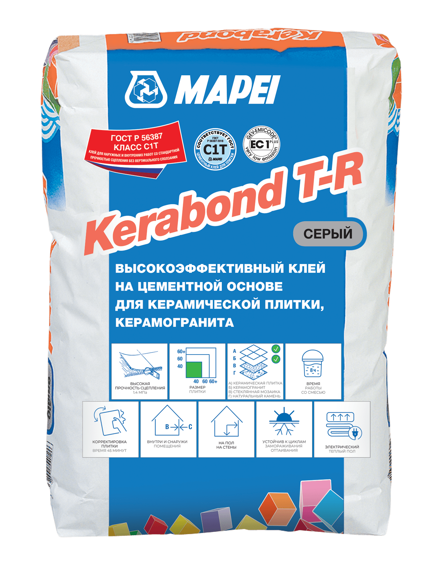 MAPEI KERABOND T-R Серый