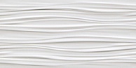 ATLAS CONCORDE ITALY 3D WALL DESIGN Ribbon White Matt