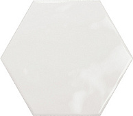 CERAMICA RIBESALBES GEOMETRY Hex White Glossy 15x17,3 
