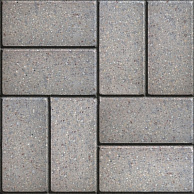 Тротуарная плитка вибролитая высокопрочная "8 кирпичей"  (Серый)